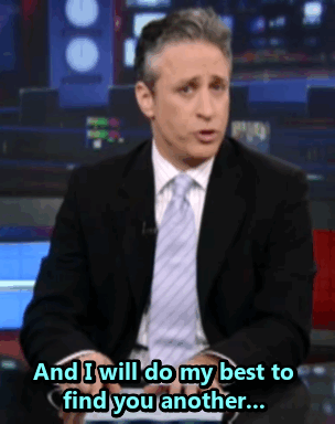 Jon Stewart GIF. Gifs Filmsterren Jon stewart Reactie 