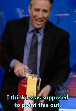 Jon Stewart GIF. Gifs Filmsterren Jon stewart Opgewonden Reacties Fangirl Fangirling 