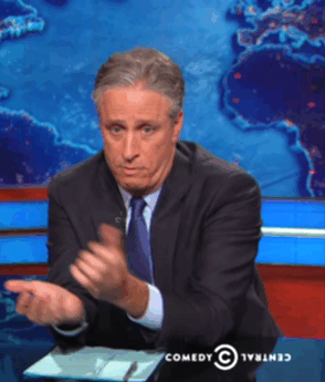 Jon Stewart GIF. Gifs Filmsterren Jon stewart Tds 