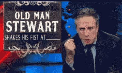 Jon Stewart GIF. Gifs Filmsterren Jon stewart The daily show 