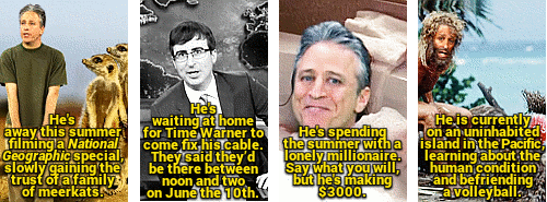 Jon Stewart GIF. Bioscoop Gifs Filmsterren Jon stewart Vreemd Verschrikking The faculty 