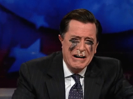 Jon Stewart GIF. Gifs Filmsterren Jon stewart Reactie 