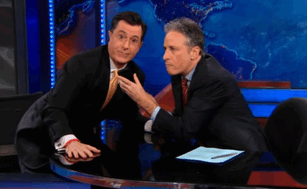 Jon Stewart GIF. Gifs Filmsterren Jon stewart Vaarwel 