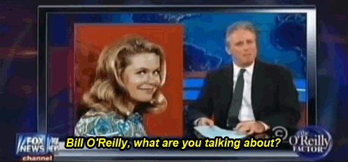 Jon Stewart GIF. Gifs Filmsterren Jon stewart Reactie Gangster Daily show 