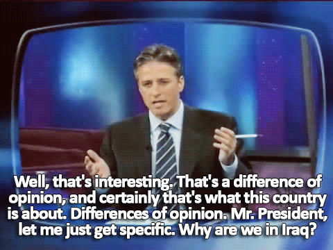 Jon Stewart GIF. Gifs Filmsterren Jon stewart Google glass 