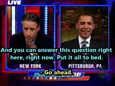 Jon Stewart GIF. Gifs Filmsterren Jon stewart Opgewonden Reacties Fangirl Fangirling 