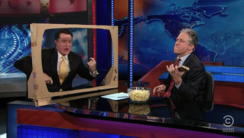 Jon Stewart GIF. Dansen Tv Gifs Filmsterren Jon stewart 