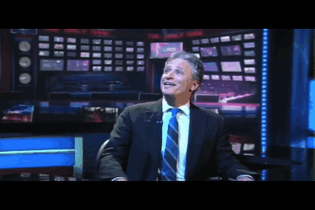 Jon Stewart GIF. Gifs Filmsterren Jon stewart Cindy crawford Babe jon 