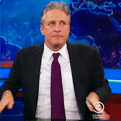 Jon Stewart GIF. Gifs Filmsterren Jon stewart Cindy crawford Babe jon 
