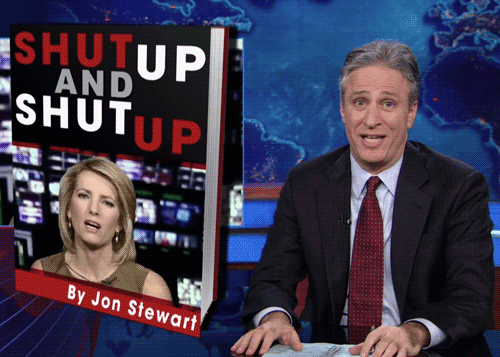 Jon Stewart GIF. Gifs Filmsterren Jon stewart Lachend Giechelen The daily show 