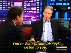 Jon Stewart GIF. Gifs Filmsterren Jon stewart Reactie Daily show Je maniacs 