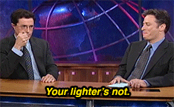 Jon Stewart GIF. Gifs Filmsterren Jon stewart Lachend Giechelen The daily show 