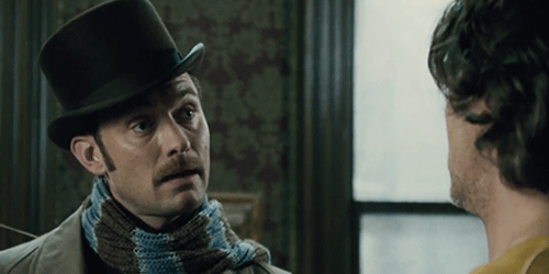 Jude Law GIF. Film Sherlock holmes Gifs Filmsterren Jude law 