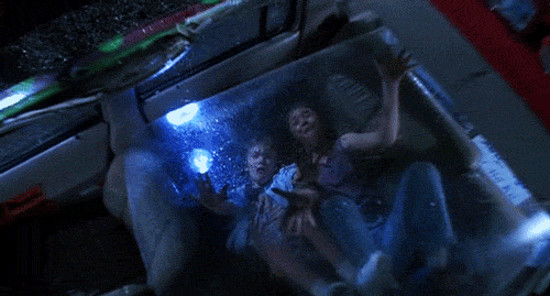 Bang Films en series Jurassic park Gifs schudden jello 