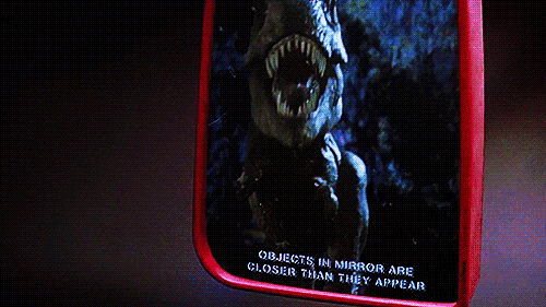 Bioscoop Films en series Jurassic park Gifs spiegel trex 
