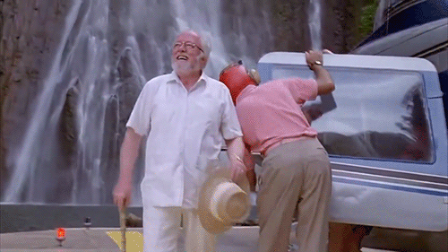Films en series Jurassic park Blij Gifs 