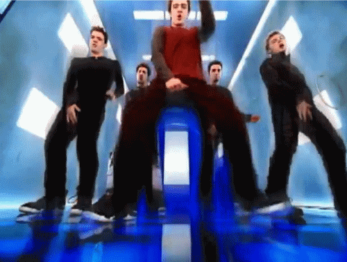 Artiesten Justin timberlake Gifs dans 90s NSYNC stoot bultdag 