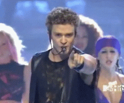 Justin Timberlake GIF. Artiesten Justin timberlake Gifs Mtv Vmas Nsync Jc chasez Joey fatone Lance bass Chris kirkpatrick 
