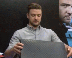 Justin Timberlake GIF. Artiesten Justin timberlake Gifs Glimlach Lachend Lach Slechte leraar 
