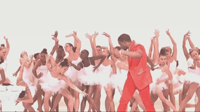 Artiesten Gifs Jay Z Kanye west opgewonden 