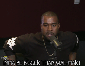 Kanye West GIF. Artiesten Gifs Kanye west Nieuws Mike myers George bush 