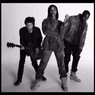 Artiesten Rihanna Gifs Kanye west Paul McCartney fourfiveseconds four five seconds 