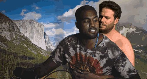 Artiesten Gifs Kanye west Filmsterren Seth rogen gebonden 2 gebonden 3 