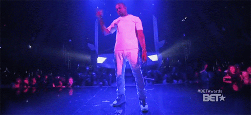 Artiesten Gifs Kanye west swag mic druppel af zijn 