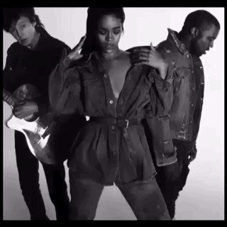 Artiesten Rihanna Gifs Kanye west Paul McCartney fourfiveseconds four five seconds 