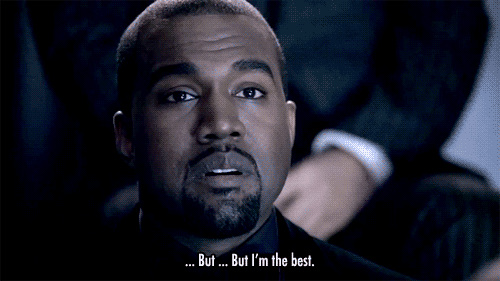 Artiesten Gifs Kanye west in de war 