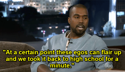 Beroemdheden Artiesten Tv Gifs Kanye west Jimmy Kimmel 