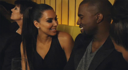 Artiesten Gifs Kanye west Kim Kardashian 