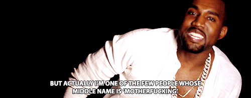 Artiesten Gifs Kanye west alle lichten hype williams 