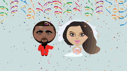 Artiesten Gifs Kanye west muziekvideo Kim Kardashian gebonden 2 kimye 