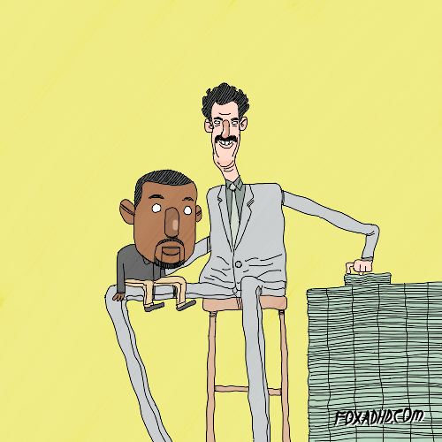 Artiesten Gifs Jay Z Kanye west opgewonden 