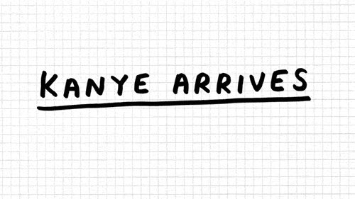 Artiesten Gifs Kanye west gelukkig 