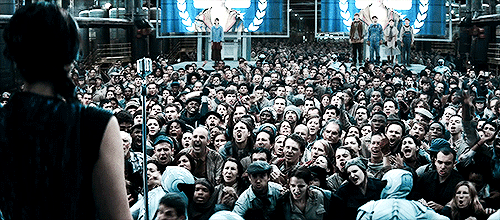 Bioscoop The hunger games Gifs Filmsterren Jennifer lawrence katniss 