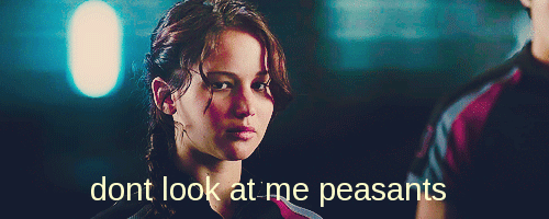 Boeren The hunger games Gifs Filmsterren Jennifer lawrence katniss katniss everdeen Kijk niet naar me 