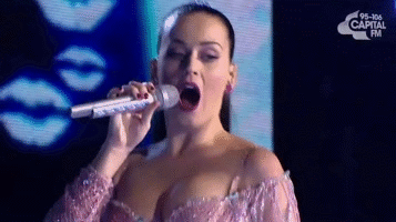 Dansen Artiesten Katy perry Gifs stuiterende het zingen roar 