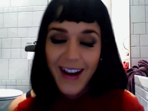 Grappig Beroemdheden Artiesten Katy perry Gifs reacties Durr 