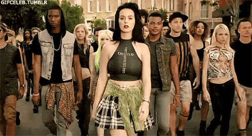Artiesten Katy perry Gifs muziekvideo afgelopen vrijdag nacht 
