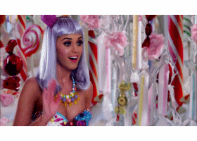 Katy Perry GIF. Artiesten Katy perry Sexy Gifs Pruik Teenage dream Lip beet 