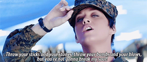 Artiesten Katy perry Gifs roar Katy Perry gebrul 
