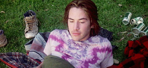 Keanu Reeves GIF. Gifs Filmsterren Keanu reeves 90s 1991 Point break Johnny utah 