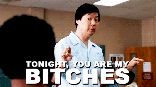 Gifs Filmsterren Ken jeong tekst teef 