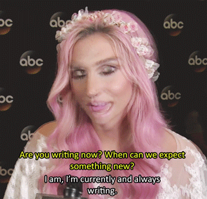 Kesha GIF. Artiesten Gifs Kesha Keha Kesha steeg sebert 
