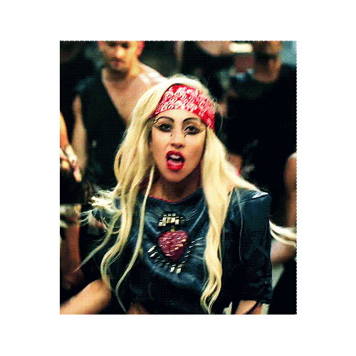 Lady Gaga GIF. Muziek Artiesten Lady gaga Gifs Knal Judas 