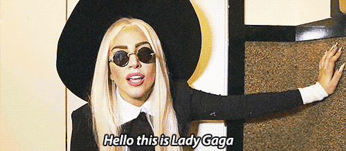 Lady Gaga GIF. Muziek Bioscoop Bang Artiesten Lady gaga Gifs Knal Mannelijk Jong Pray 