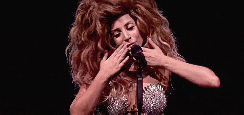 Artiesten Lady gaga Gifs artpop varkens fest 