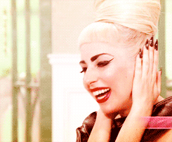 Lady Gaga GIF. Artiesten Lady gaga Gifs Oscars 2015 Julie andrews 
